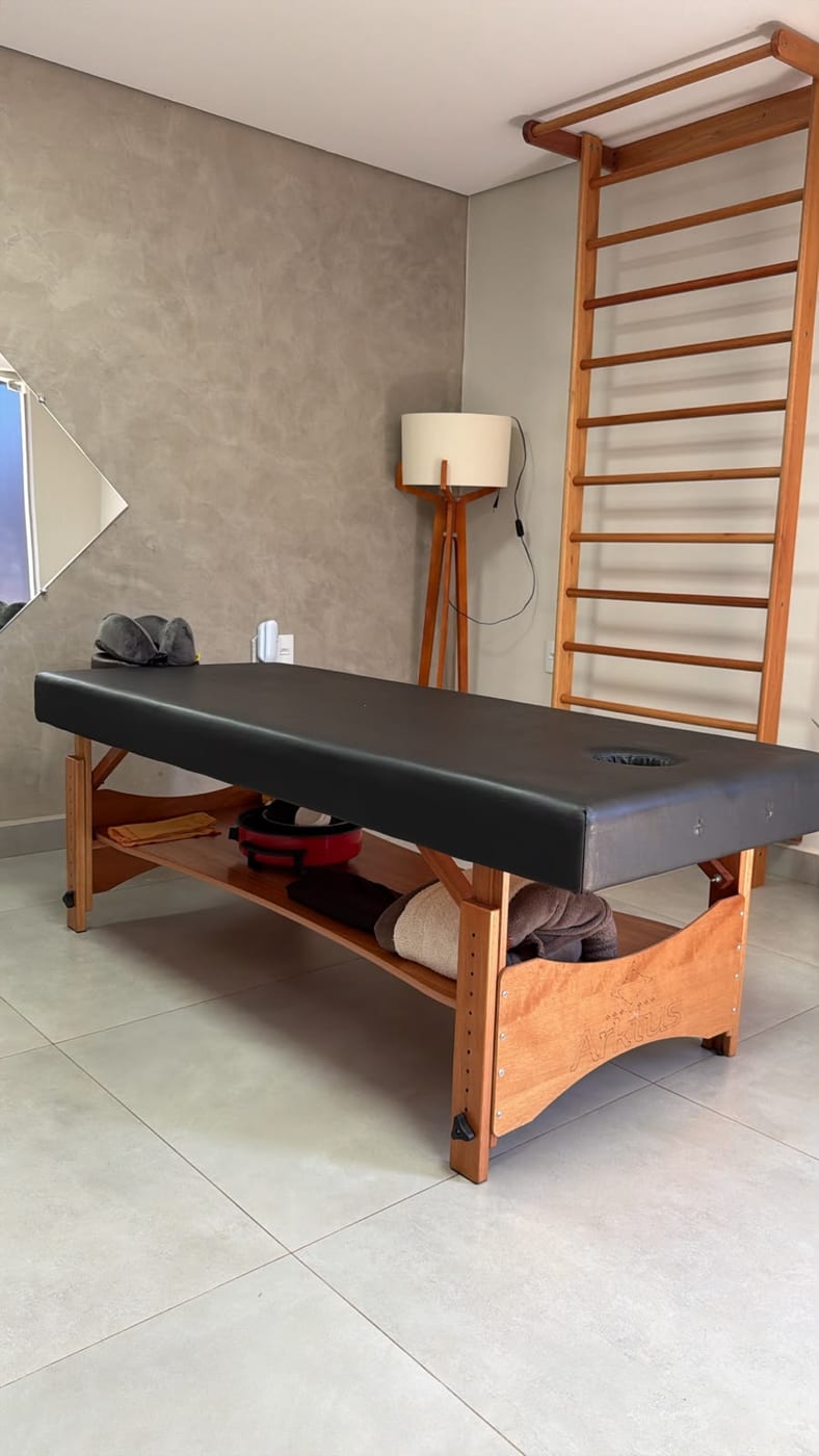 Sala de fisioterapia da Clínica Qualité